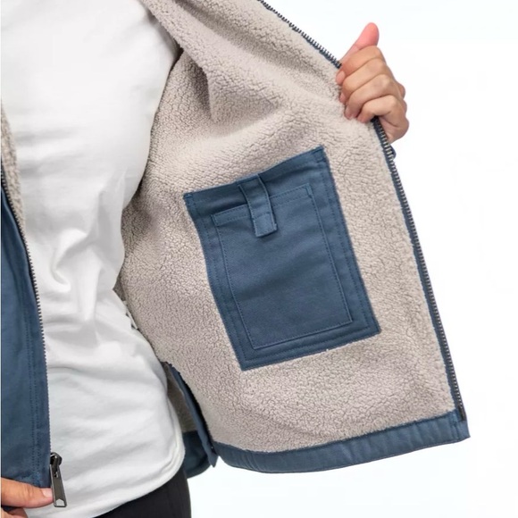 NWT Ridgecut Women's Sherpa-Lined Duck Hooded Jacket - Picture 5 of 11